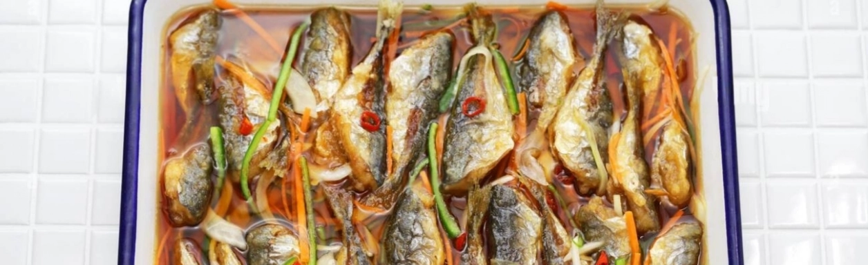 Poissons frits au vinaigre