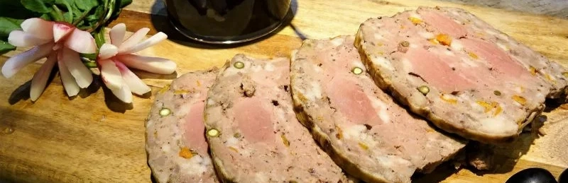 Terrine au poivre vert