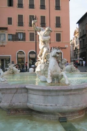 La fontaine de Poséidon
