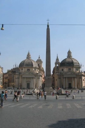 La piazza del Popolo