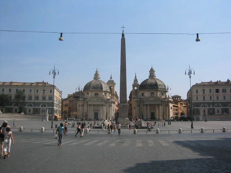 La piazza del Popolo