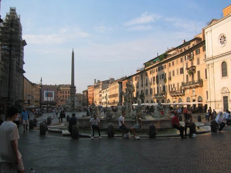 La piazza Navona